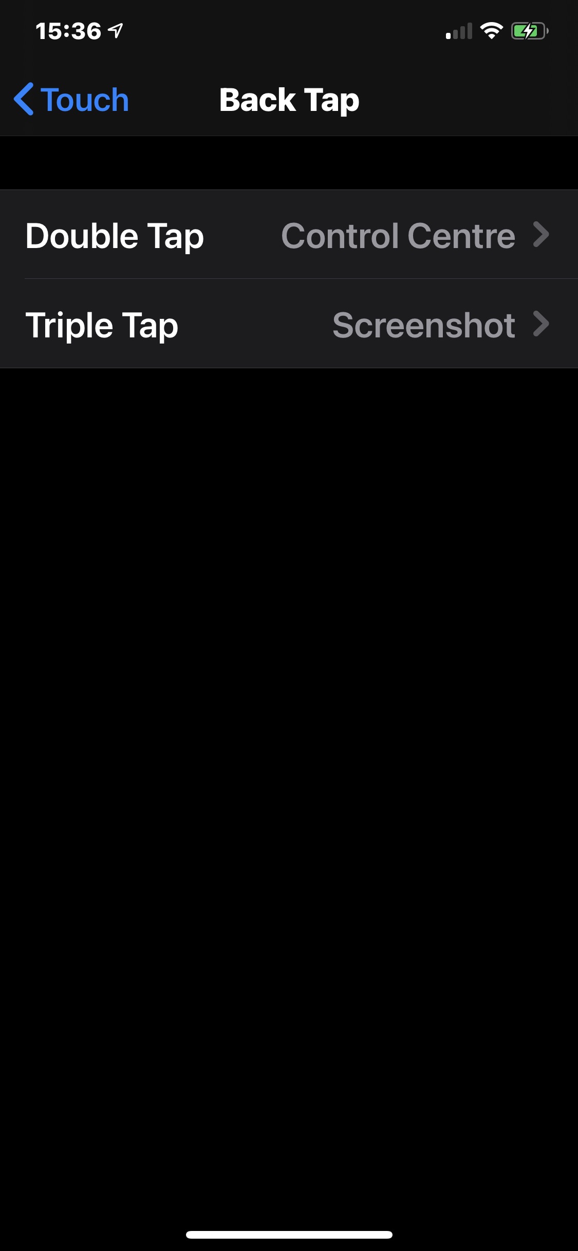 screenshot ios 14 back tap